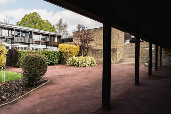 1960s Atelier 5 modernist house on the St Bernards estate, Croydon, Greater London