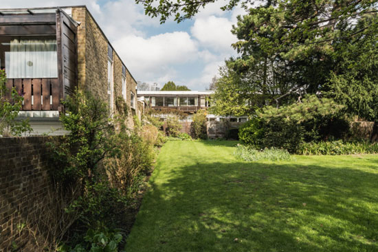 1960s Atelier 5 modernist house on the St Bernards estate, Croydon, Greater London