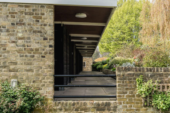 1960s Atelier 5 modernist house on the St Bernards estate, Croydon, Greater London