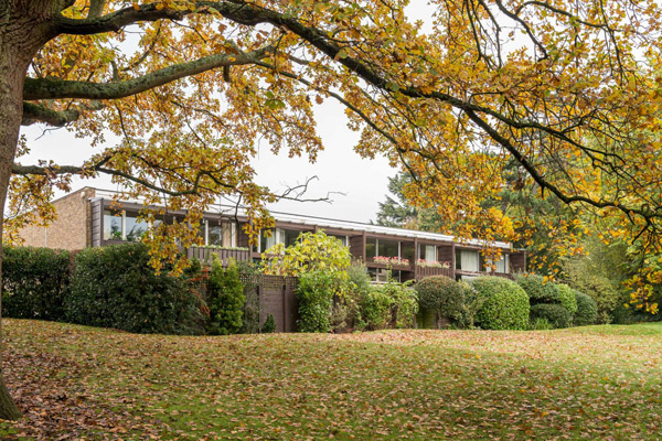 1960s Atelier 5 modern house on St Bernards estate, Croydon, Greater London