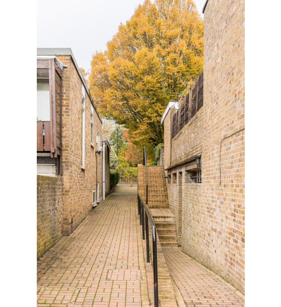 1960s Atelier 5 modern house on St Bernards estate, Croydon, Greater London