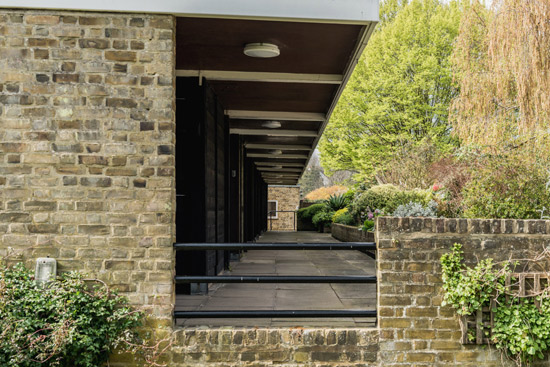 1960s Atelier 5 modern house on St Bernards estate, Croydon, Greater London