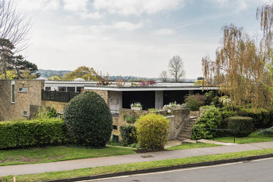 1960s Atelier 5 modern house on St Bernards estate, Croydon, Greater London