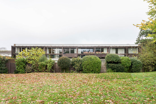 1960s Atelier 5 modern house on St Bernards estate, Croydon, Greater London