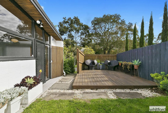 1960s Monolithic Structure midcentury modern property in Newtown, Victoria, Australia