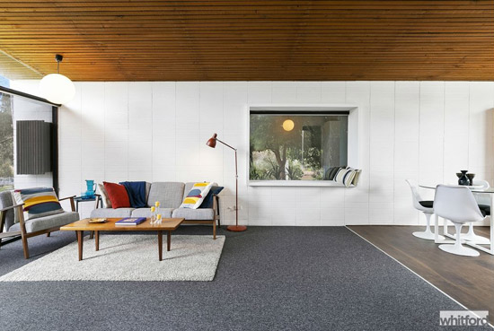 1960s Monolithic Structure midcentury modern property in Newtown, Victoria, Australia