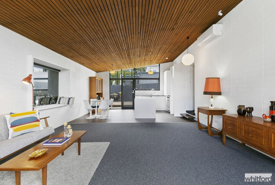 1960s Monolithic Structure midcentury modern property in Newtown, Victoria, Australia