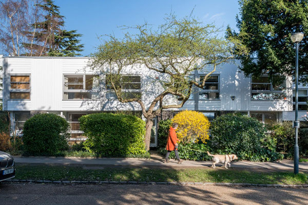 1960s Span House on the Cator Estate, Blackheath, London SE3