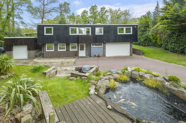 1950s midcentury modern house in Bassett, Hampshire