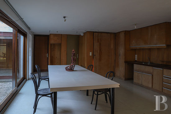 1960s brutalist house and art studio in Crestet, south-east France