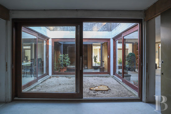 1960s brutalist house and art studio in Crestet, south-east France