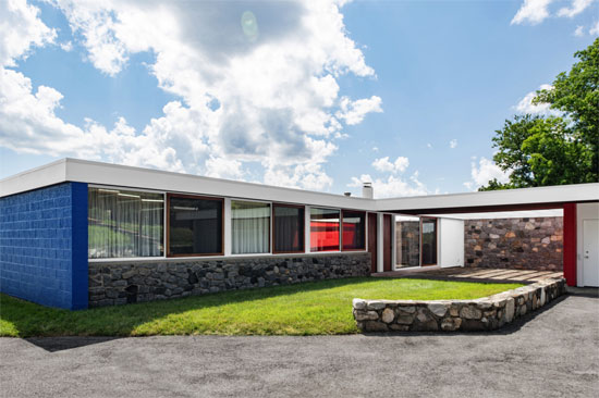 Marcel Breuer’s Vera Neumann house in Croton-on-Hudson, New York, USA