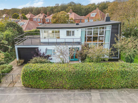 1950s midcentury modern house in Bridlington, East Yorkshire