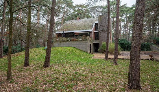 1970s brutalist house in Heusden-Zolder, Belgium