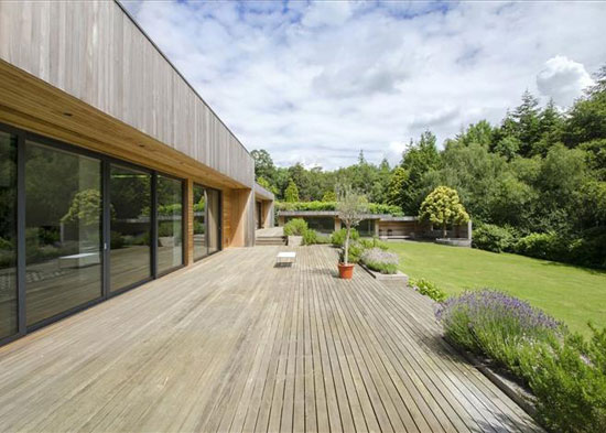 Outwood modernist property in Beaulieu, Hampshire