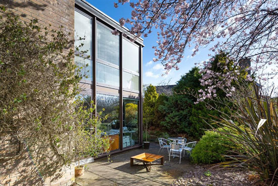 1960s modernist property in Broughty Ferry, near Dundee, Scotland