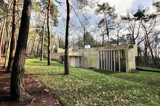 1970s Marc Corbiau-designed brutalist property in Glabais, Belgium
