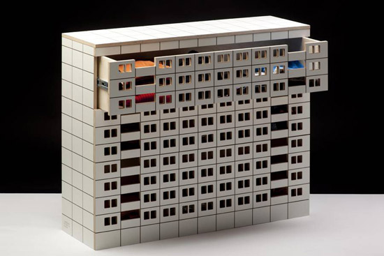 Design spotting: Furniture inspired by tower blocks by Lassak Studio