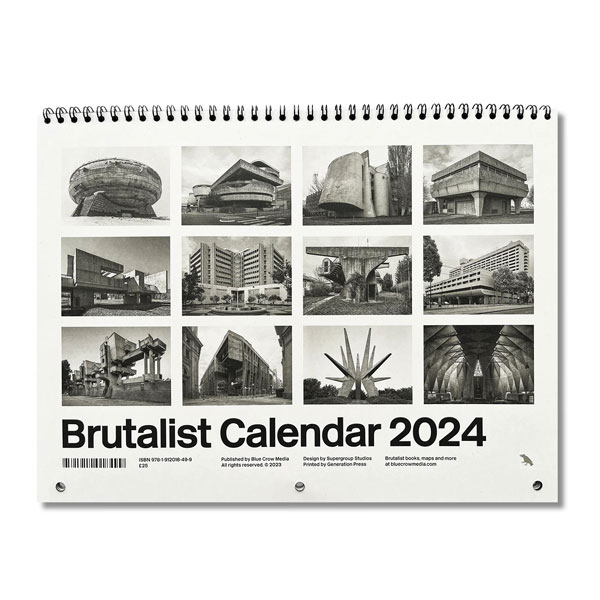 31. Brutalist Calendar 2024 (image credit: Blue Crow Media)