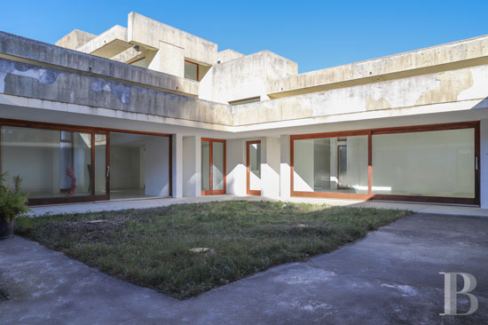 1960s brutalist house and art studio in Crestet, south-east France