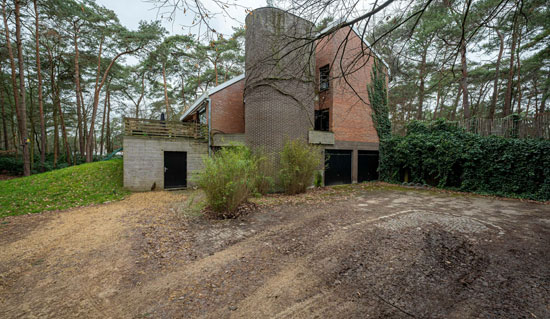 1970s brutalist house in Heusden-Zolder, Belgium