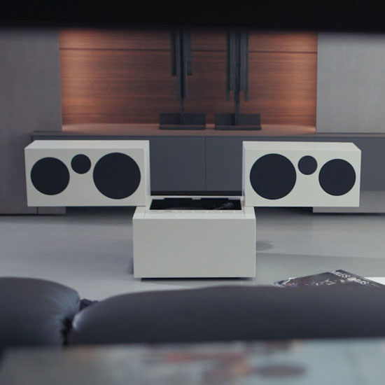 1970s Mario Bellini-designed Brionvega Totem audio system returns