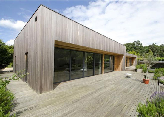 Outwood modernist property in Beaulieu, Hampshire