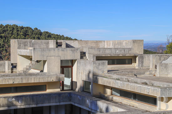 1960s brutalist house and art studio in Crestet, south-east France