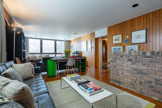 1960s modernist property in Broughty Ferry, near Dundee, Scotland