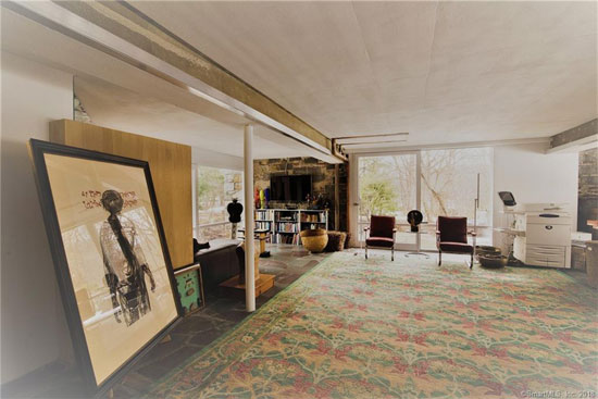 Marcel Breuer-designed David N Clark house in Orange, Connecticut, USA