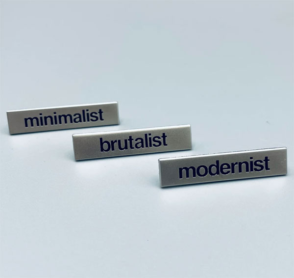 The Modernist badges (image credit: The Modernist)