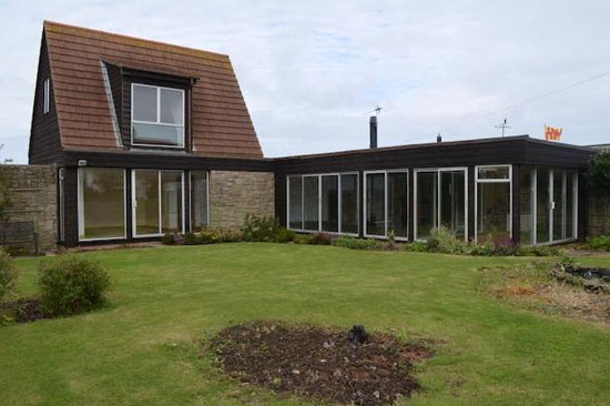 In need of renovation: 1960s three-bedroom modernist property in Beadnell, Northumberland