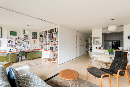 1970s Chamberlin, Powell & Bon-designed apartment in Defoe House on the Barbican Estate, London EC2