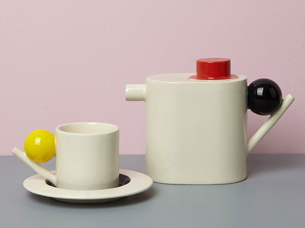 Bauhaus-inspired geometric ceramics by Design K