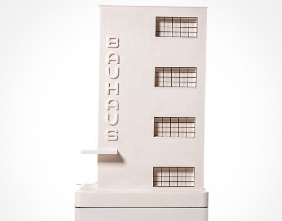 100th anniversary Bauhaus architectural sculptures by Chisel & Mouse