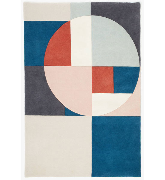 Tia Bauhaus-style rugs by John Lewis and Partners