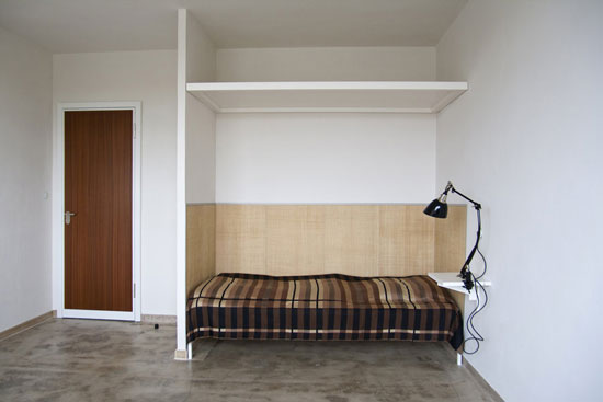 Studio flats in the 1920s Prellerhaus Bauhaus Studio Building in Dessau, Germany