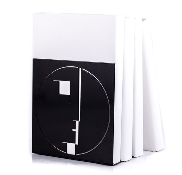 Bauhaus-themed bookends by Design Atelier Article