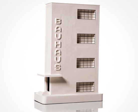 100th anniversary Bauhaus architectural sculptures by Chisel & Mouse