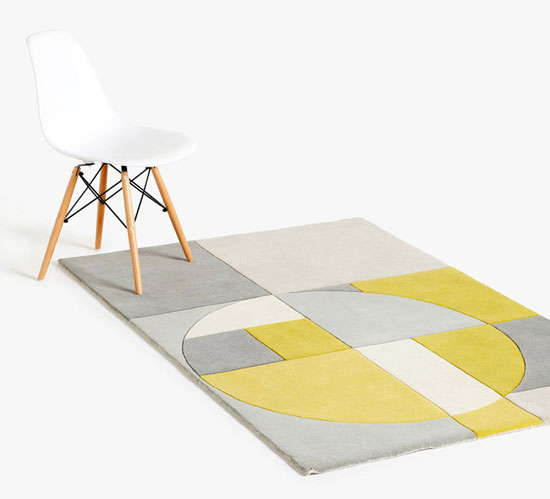 Tia Bauhaus-style rugs by John Lewis and Partners