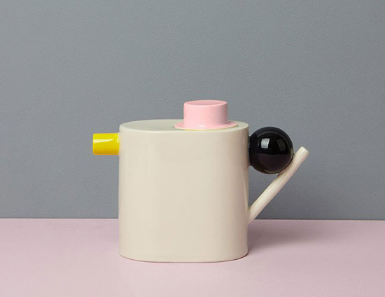 Bauhaus-inspired geometric ceramics by Design K