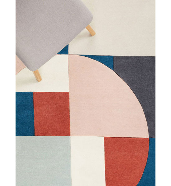Tia Bauhaus-style rugs by John Lewis and Partners