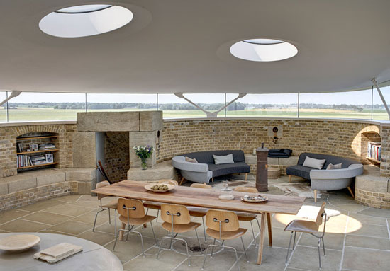 Award-winning 19th century martello tower conversion in Bawdsey, Suffolk