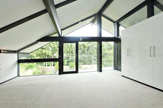 Five-bedroom contemporary modernist Huf Haus in Beaconsfield, Buckinghamshire
