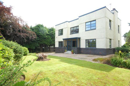 On the market: Four-bedroomed art deco house Highfield house in Bearsden, Glasgow