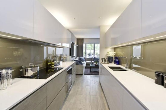 Five-bedroom modernist town houses in North Kensington, London W10