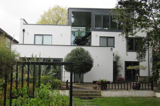 Five-bedroom contemporary modernist house in Beckenham, Kent
