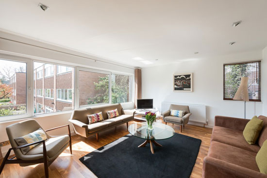 1970s Galberg & Weal-designed modernist townhouse in Beckenham, Kent