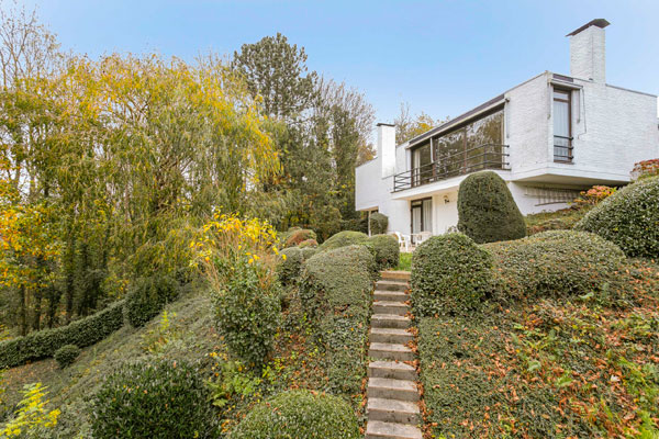 1970s Roger Vanhoof modern house in Leuven, Belgium