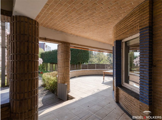 1930s modernist house in Ghent, Belgium